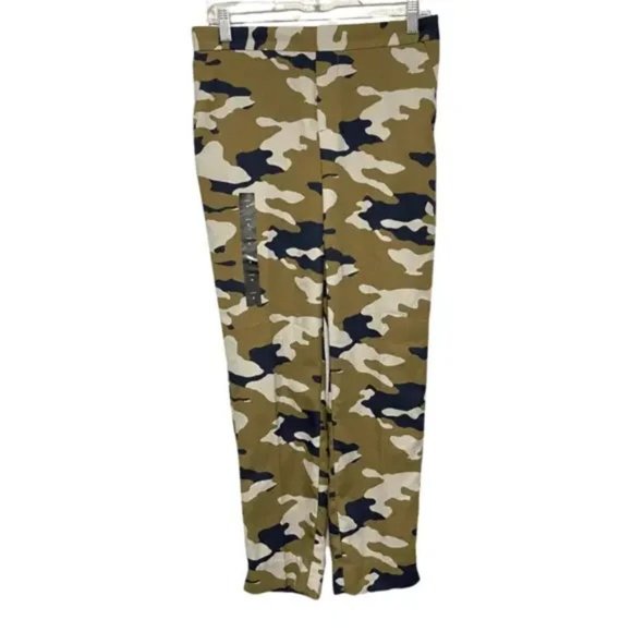 NWT Womens Size 14 Banana Republic Hayden Camo Print Ankle Length Pants - Picture 2 of 4